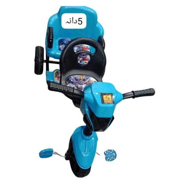 Double Seat Baby Tricycle With Music & Lights - Image 2